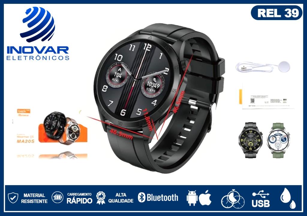 REL 39 RELOGIO INTELIGENTE SMARTWATCH MA20S