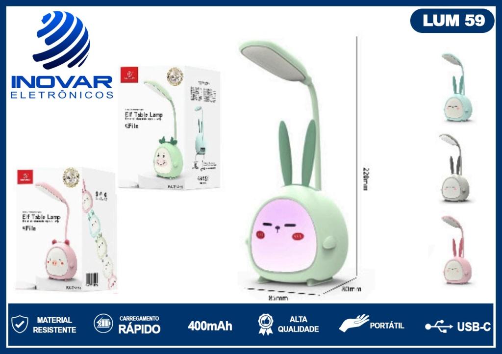 LUM 59 LUMINARIA DE MESA ANIMAÇOES KA-T1411