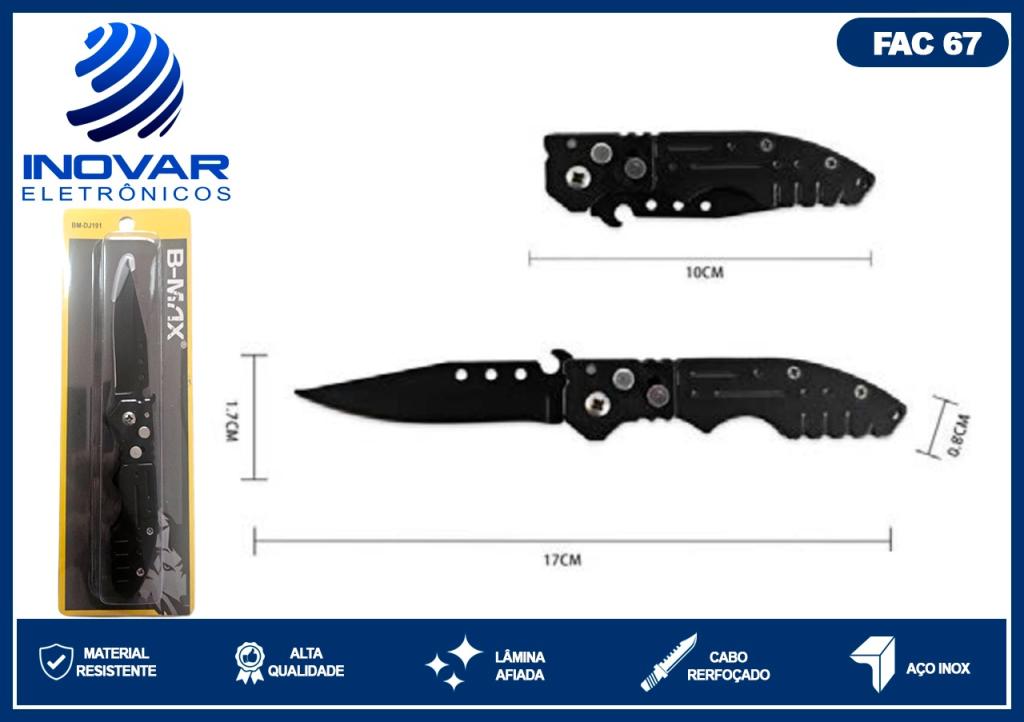 FAC 67 CANIVETE RETRATIL BM-DJ191A