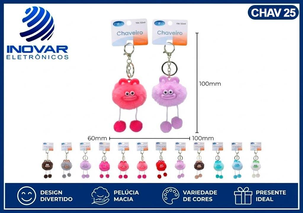 CHAV 25 CHAVEIRO POM POM CARINHA YSK-13349
