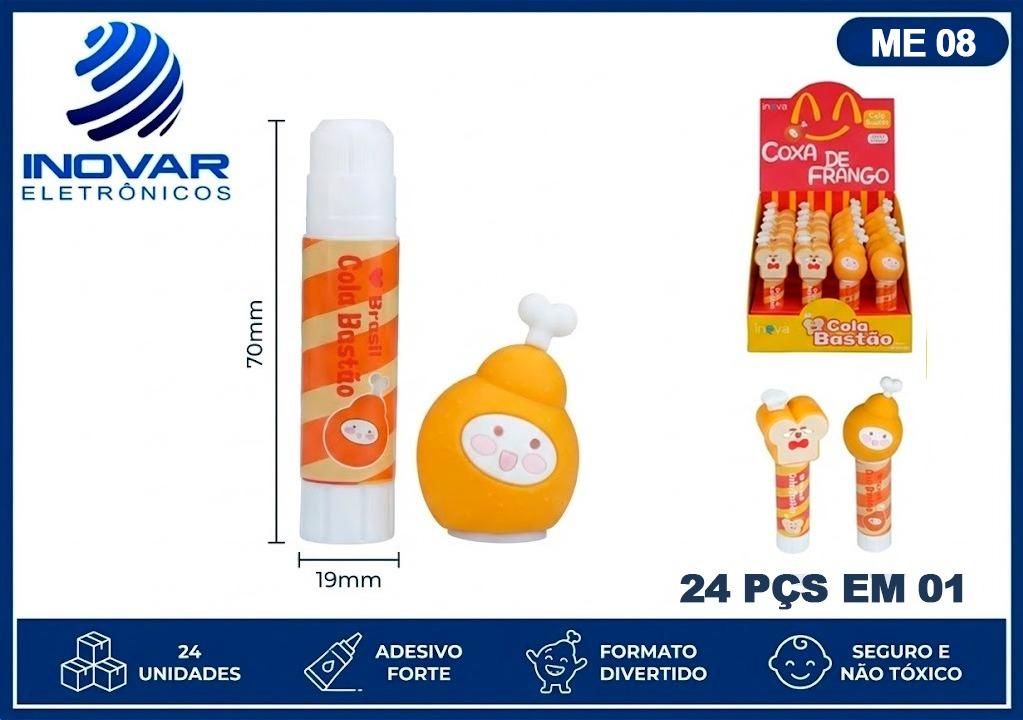 ME 08 CAIXA COM 24 COLA BASTAO COXA FRANGO STA-13194