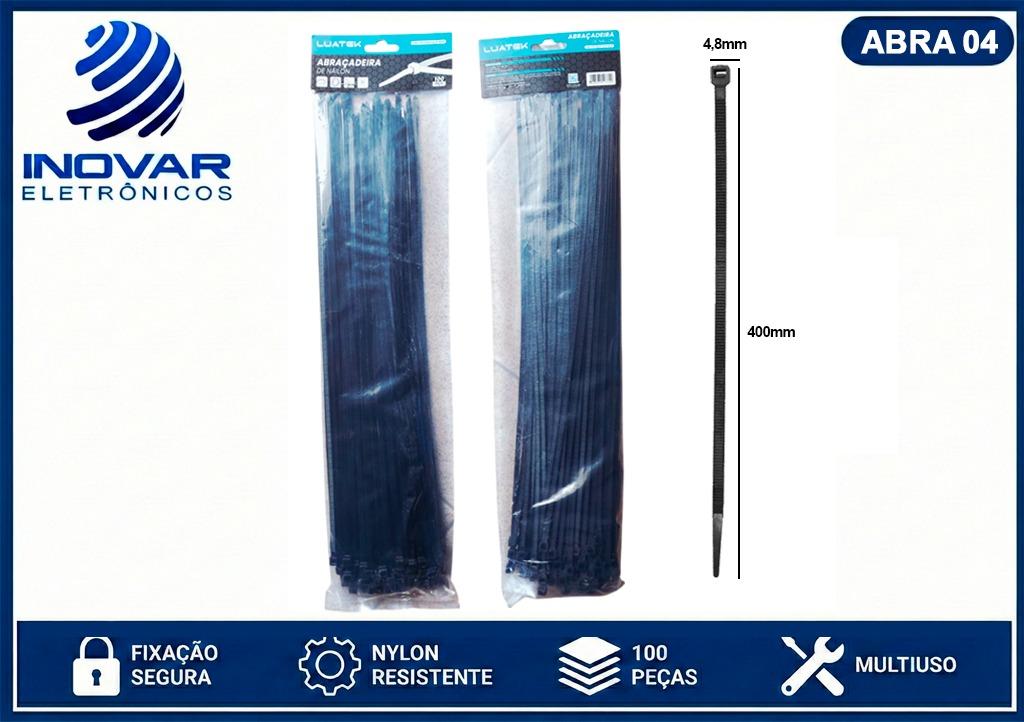 ABRA 04  ABRAÇADEIRA FITA HELLERMANN PCT COM 100 UN  4,8 MM 40 CM