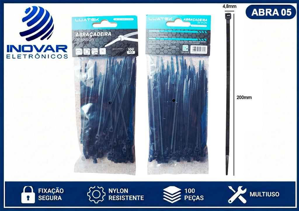 ABRA 05  ABRAÇADEIRA FITA HELLERMANN PCT COM 100 UN  4,8 MM 20 CM