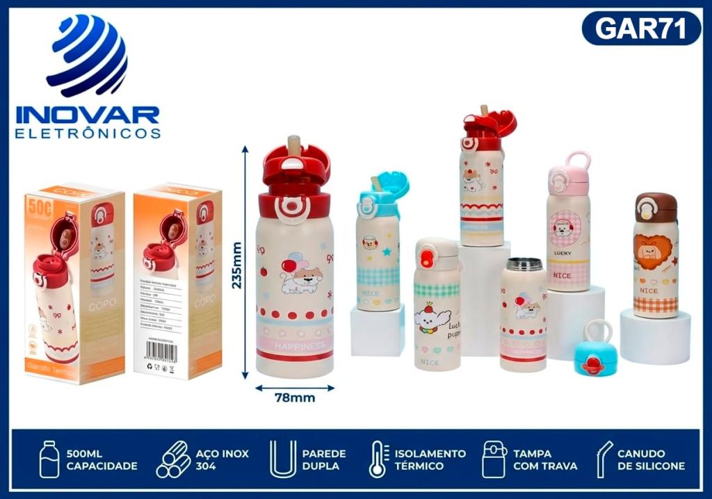 GAR 71 GARRAFA EM INOX INFANTIL WU-546