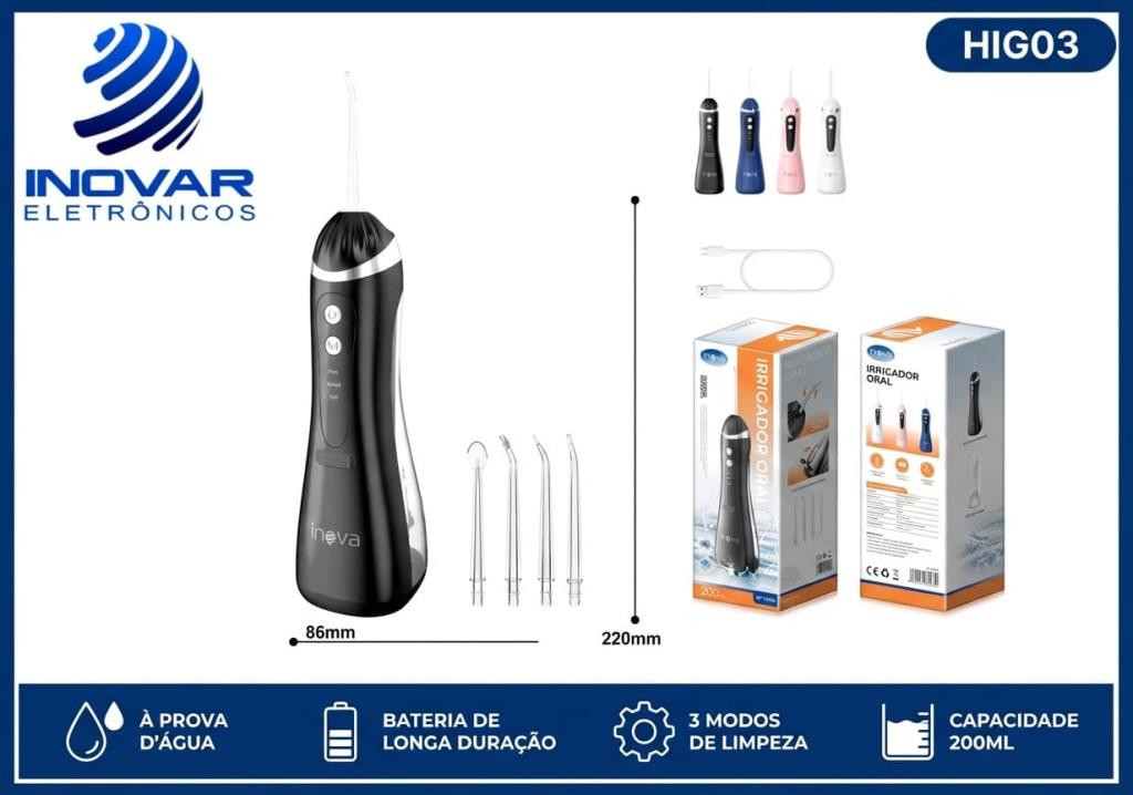 HIG 03 IRRIGADOR ORAL COM 4 BICOS WT-13358