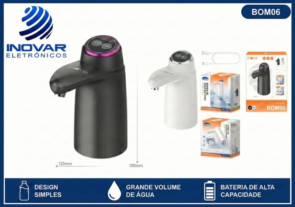 BOM 06 BOMBA DE AGUA ELETRICA MD-13402