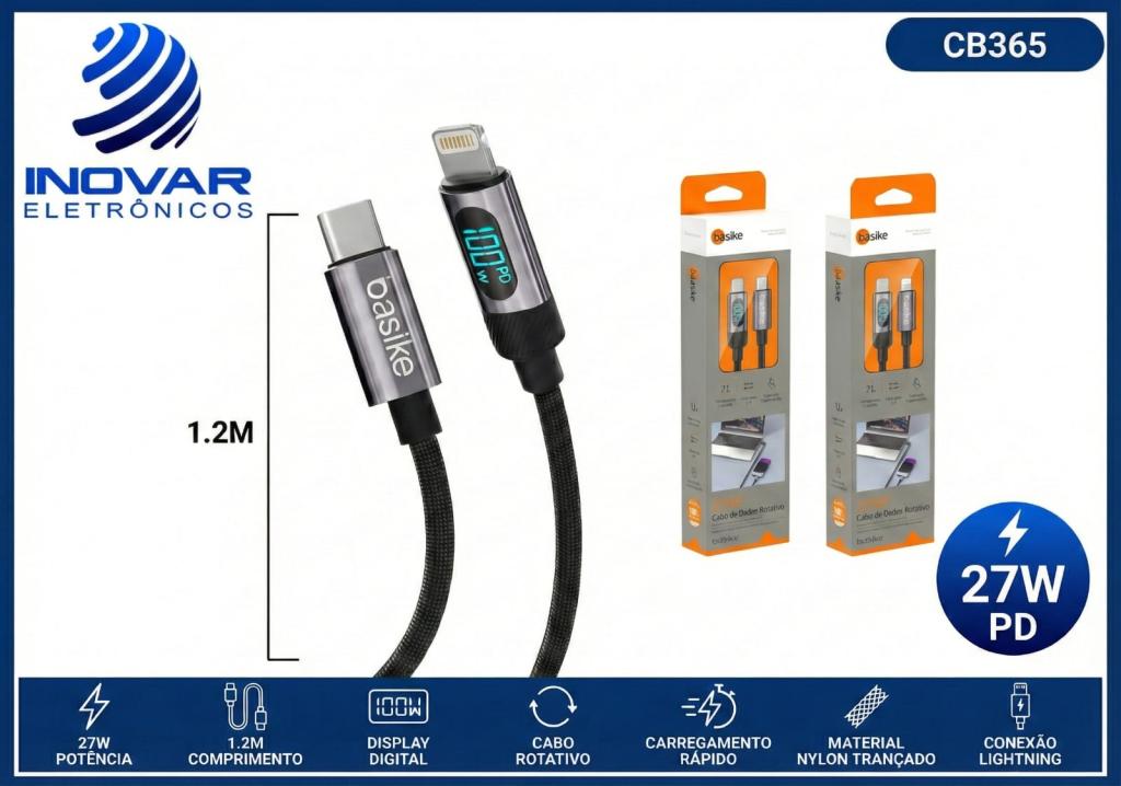 CB 365 CABO TIPOC LIGHTNING 1 METRO COM AMPERIMETRO BA-CBO 401