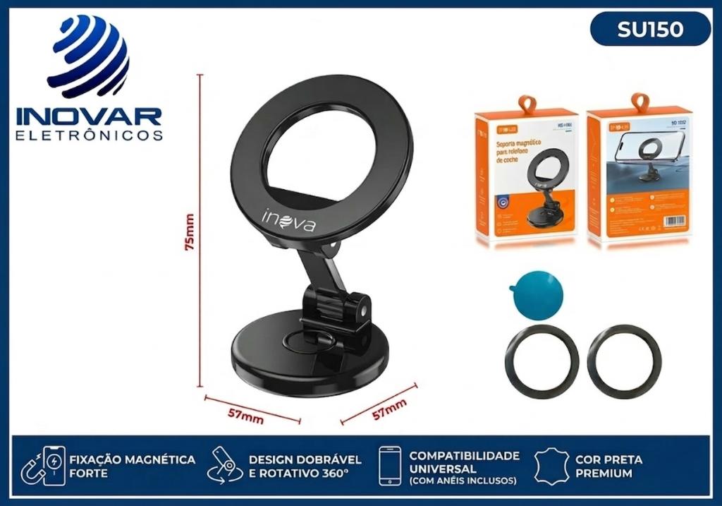 SU 150 SUPORTE DE MESA/CARRO  COM IMÃ COLANTE MD-13137
