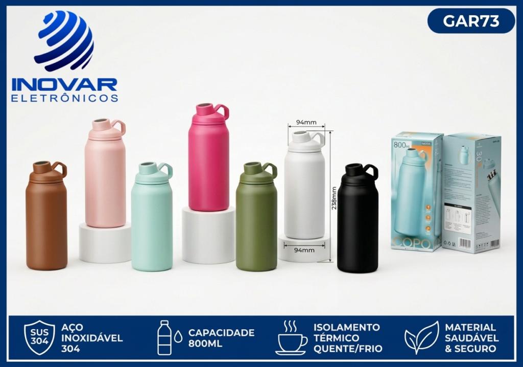 GAR 73 GARRAFA EM INOX 800ML WU-524