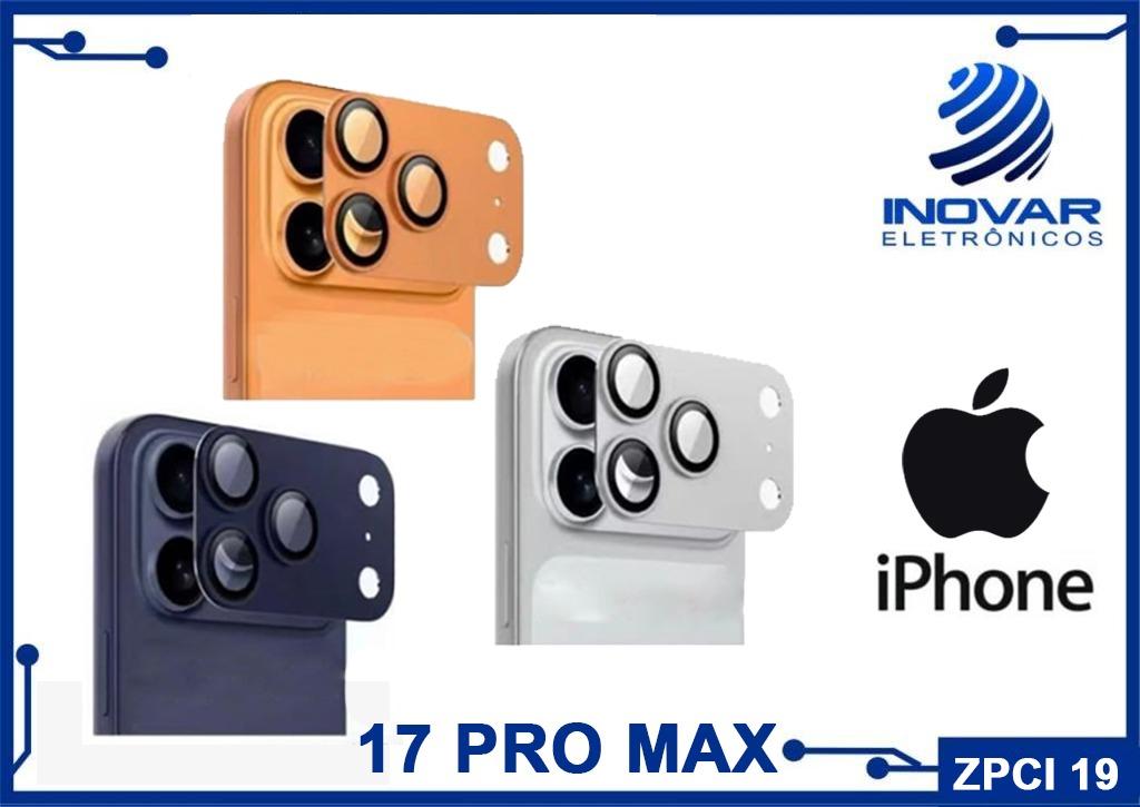 ZPCI 19 PELICULA CAMERA IPHONE EM ALUMINIO 17 PRO MAX