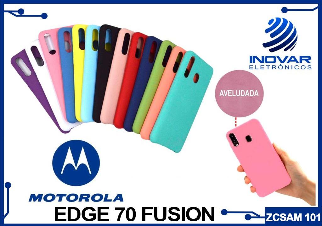 ZCSAM 101 CAPA SILICONE AVELUDADA (sem blister) MOTOROLA EDGE 70 FUSION