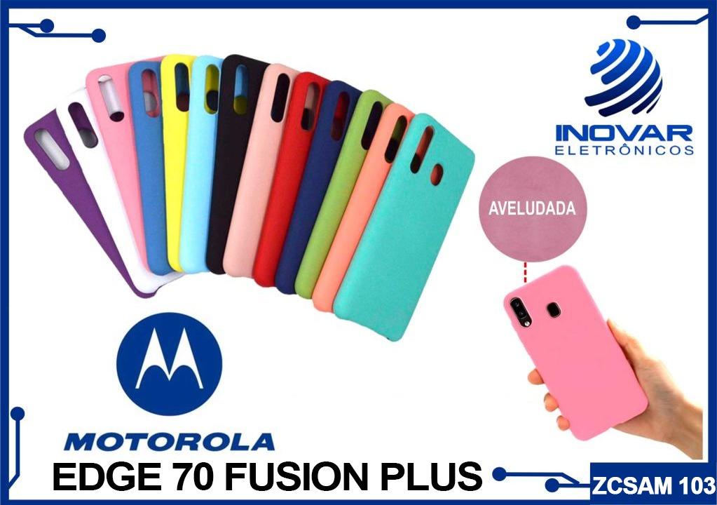 ZCSAM 103 CAPA SILICONE AVELUDADA (sem blister) MOTOROLA EDGE 70 FUSION PLUS