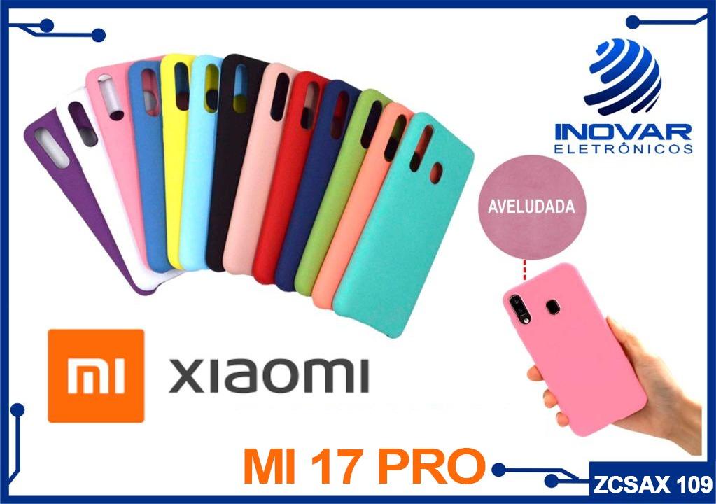 ZCSAX 109 CAPA SILICONE AVELUDADA (sem blister) XIAOMI MI 17 PRO