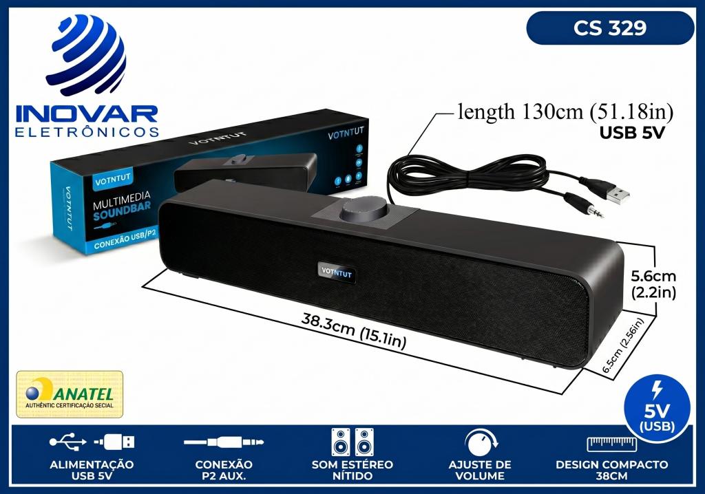 CS 329 CAIXA DE SOM SOND BAR ULT-A1