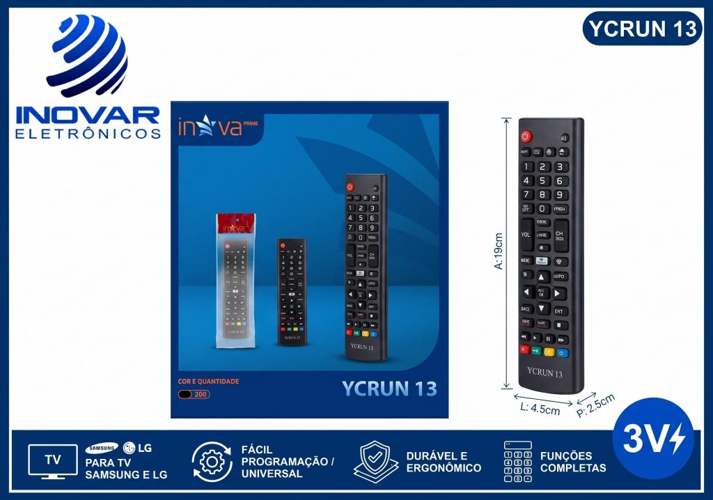YCRUN 13 CONTROLE REMOTO UNIVERSAL LG E SAMSUNG KV-316