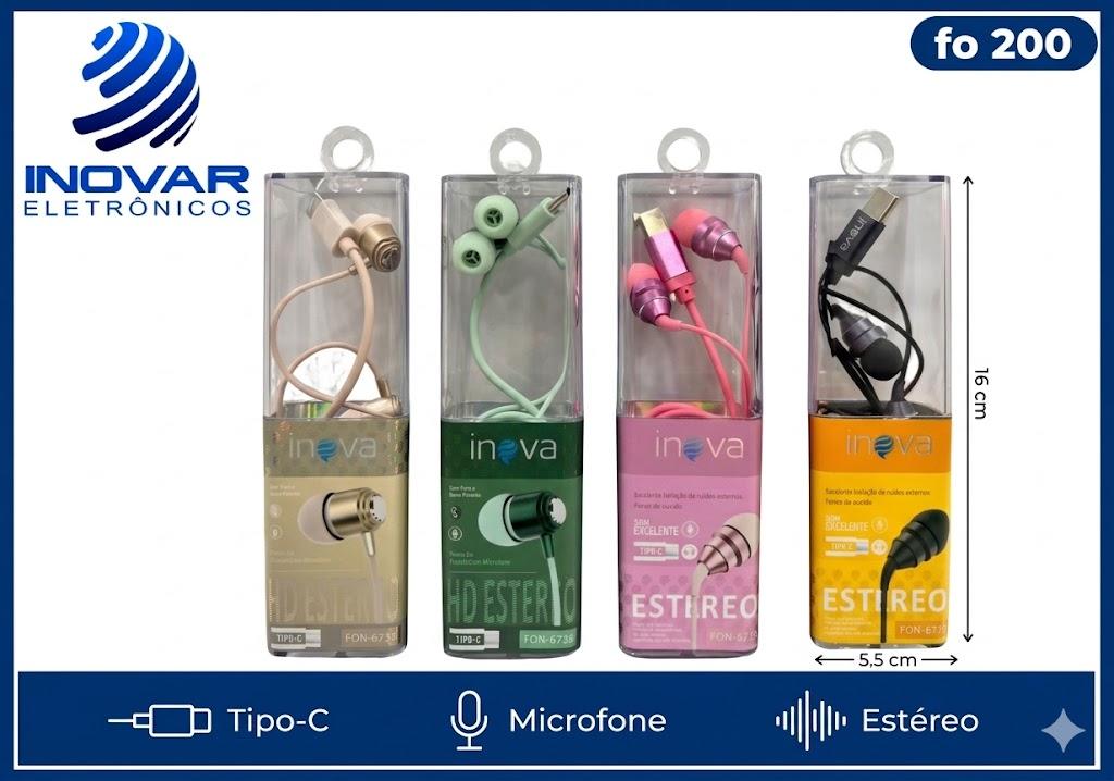 FO 200 FONE DE OUVIDO TIPO C NO ACRILICO FON-6738 6739