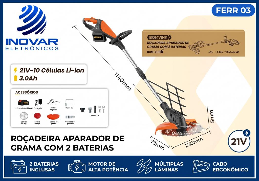 FERR 03 ROCADEIRA A BATERIA BOM-9111