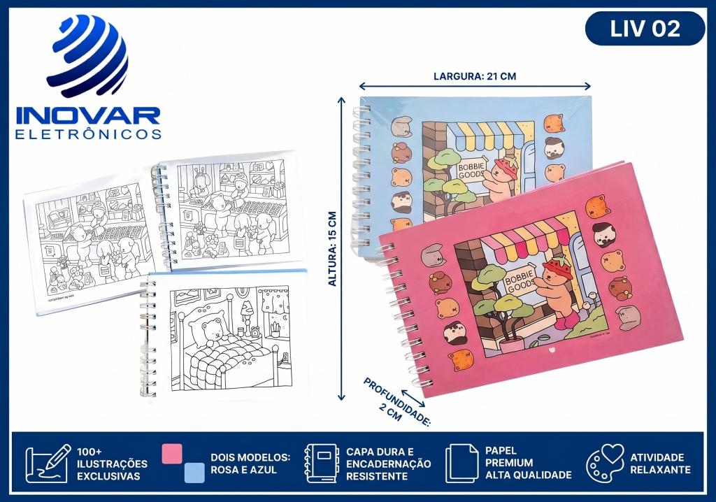 LIV 02 LIVRINHO PARA COLORIR BOBIE GOODS