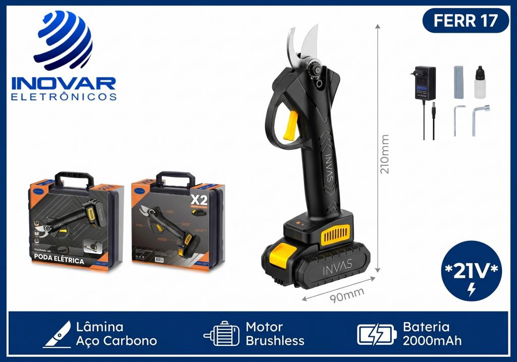 FERR 17 TESOURA DE PODA A BATERIA SCR-12913