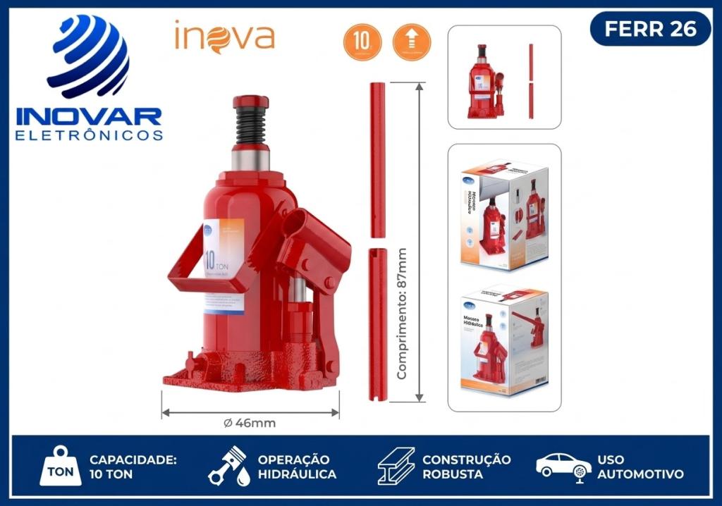 FERR 26 MACACO HIDRAULICO ATE 10 TOLENADAS MD-13404