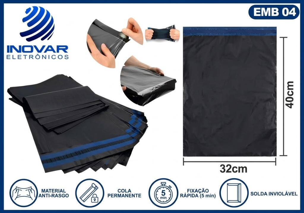 EMB 04 EMBALAGEM PARA E-COMMERCE COM 200 UNIDADES 32CM * 40CM