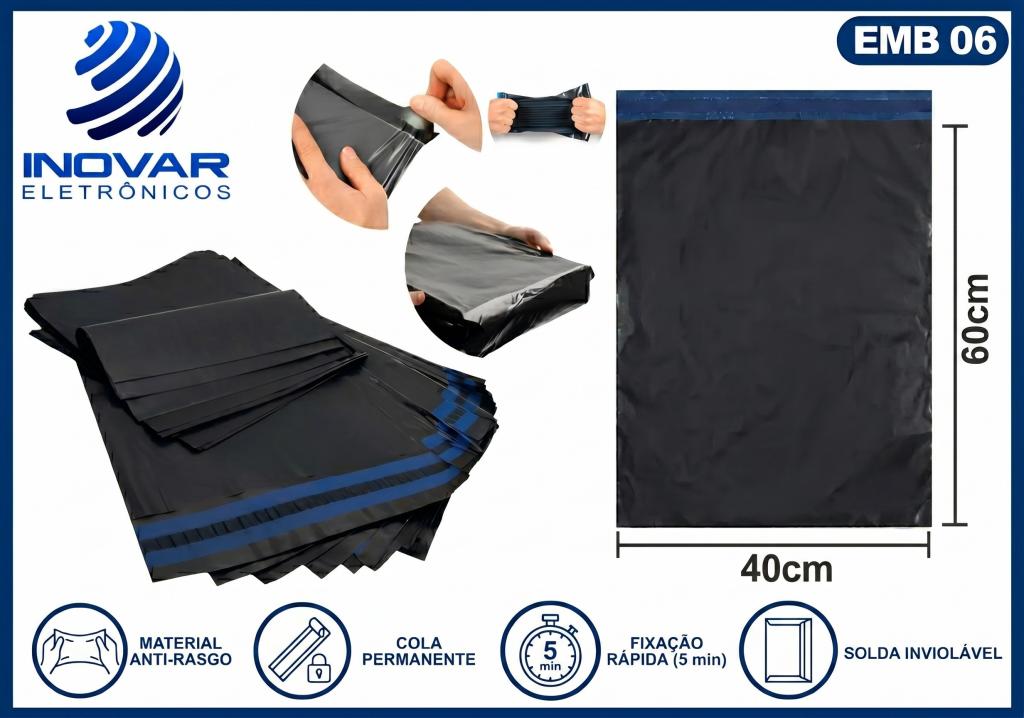 EMB 06 EMBALAGEM PARA E-COMMERCE COM 200 UNIDADES 40CM * 60CM
