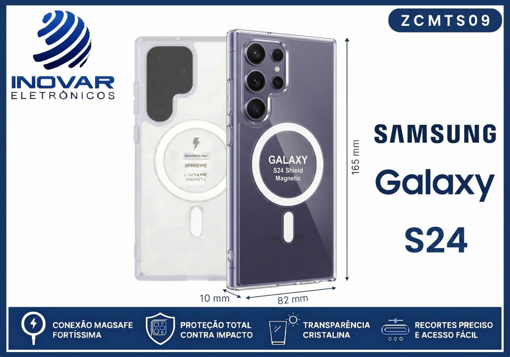 ZCMTS 09 CAPA TRANSPARENTE COM MAGSAFE SAMSUNG S24