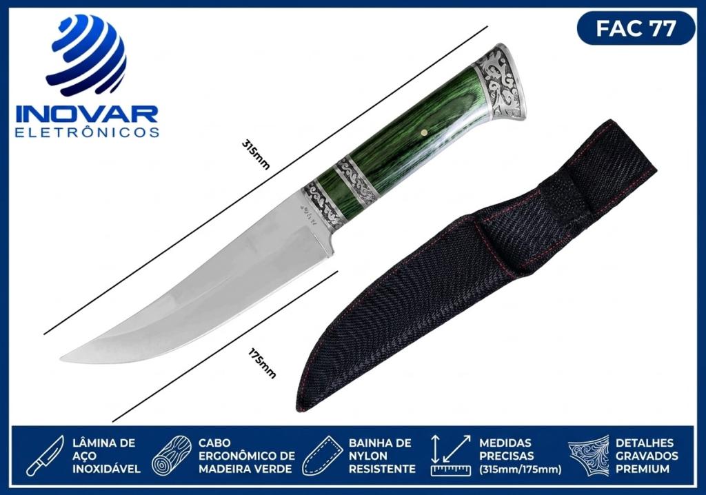 FAC 77 FACA INOX COM BAINHA KA-SA52F