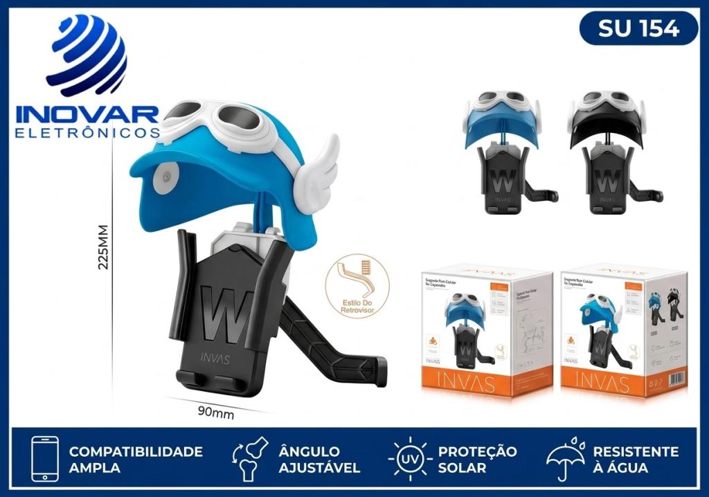 SU 154 SUPORTE PARA MOTO COM PROTEÇAO PARA RETROVISOR  IN-13474