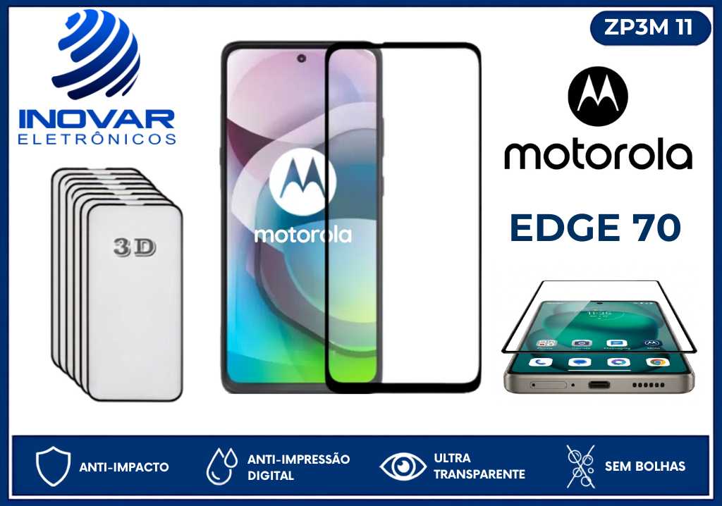 ZP3M 11 PELICULA 3D MOTOROLA EDGE 70