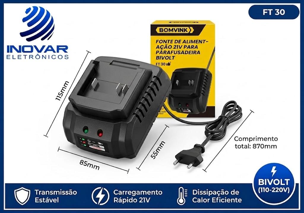 FT 30 FONTE DE ALIMENTAÇAO 21V PARA PARAFUSADEIRA BOM-5592