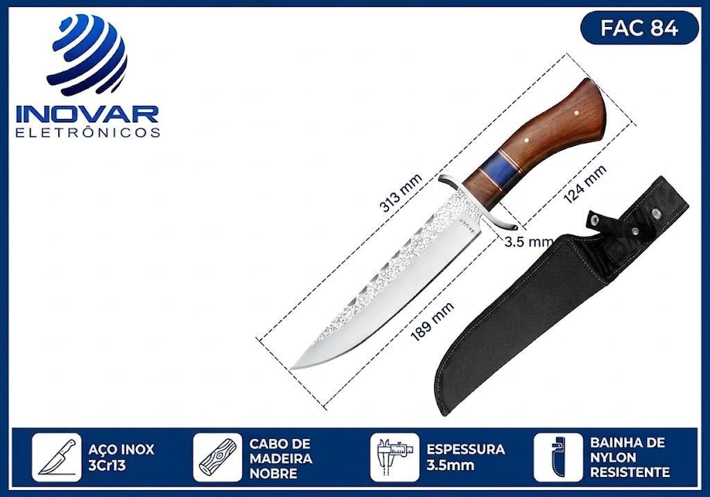 FAC 84 FACA EM INOX COM BAINHA KA-SA99F