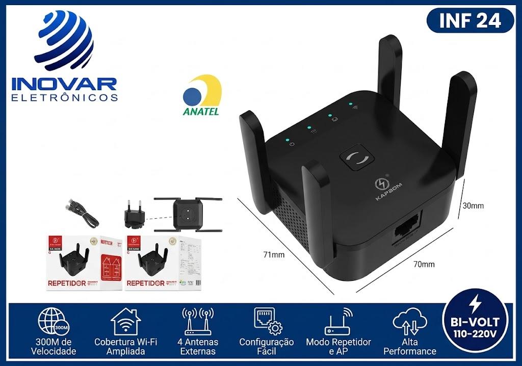 INF 24 REPETIDOR WI-FI 300 MBPS KA-X338 G