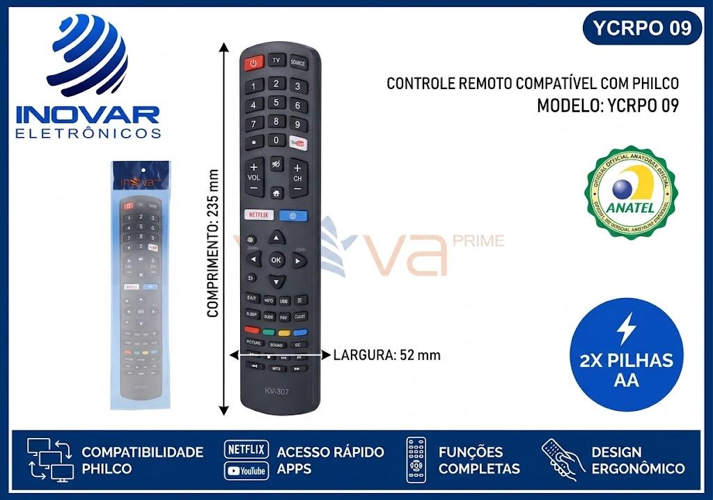 YCRPO 09 CONTROLE REMOTO PHILCO KV-307