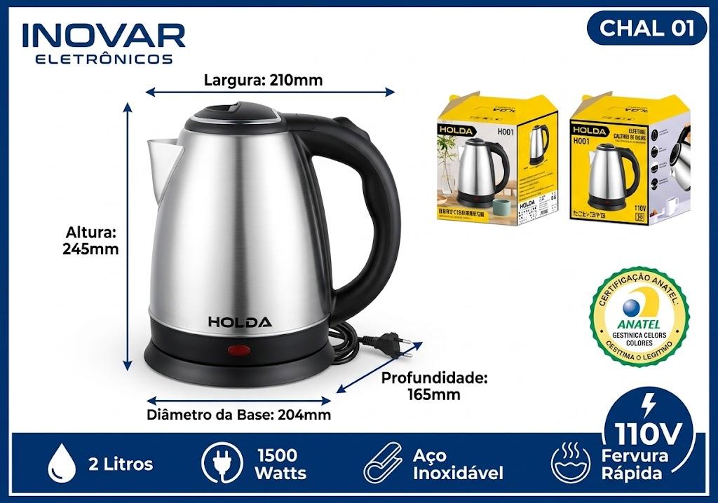 CHAL 01 CHALEIRA ELETRICA 2 LITROS 110V H001