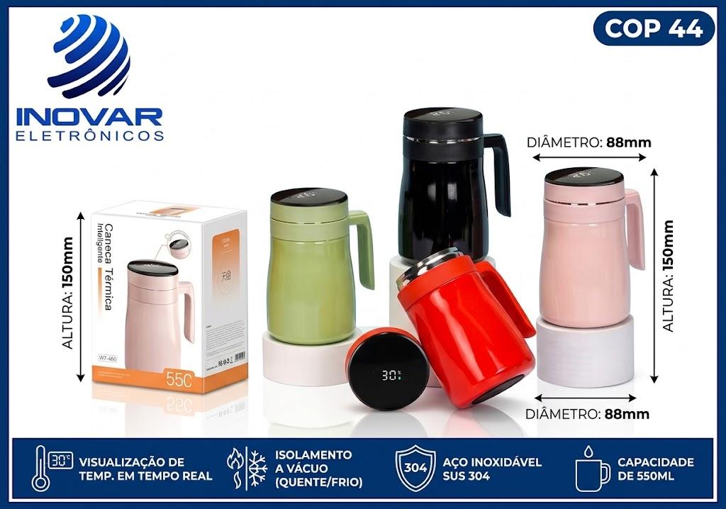 COP 44 CANECA TERMICA DISPLAY LED 500 ML WU-458