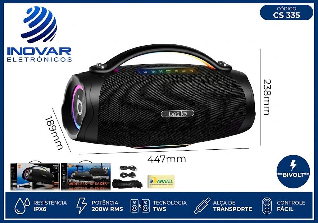 CS 335 CAIXA DE SOM POTENTE TWS 200 W RMS BA-RAD 180