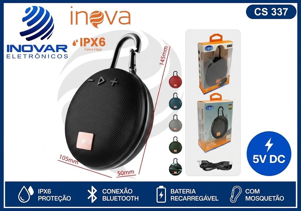 CS 337 CAICA DE SOM PORTATIL COM MOSQUETAO RAD 13054