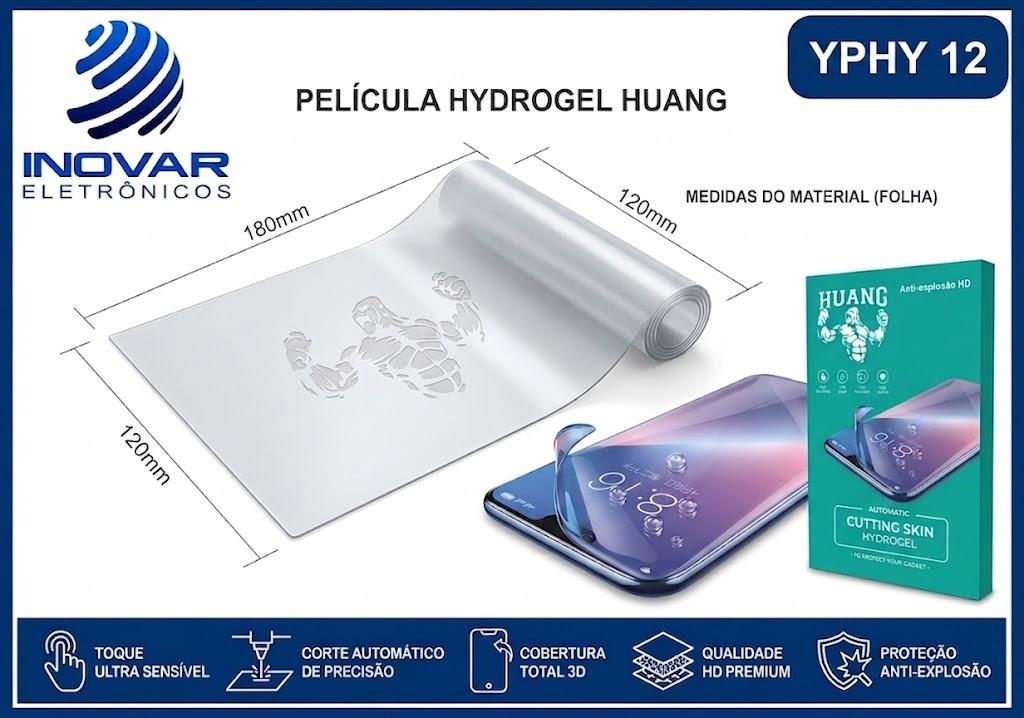 YPHY 12 PELICULA PARA CELULAR HYDROGEL REFIL PARA MAQUINAS HD LISA ANTI EXPLOSAO