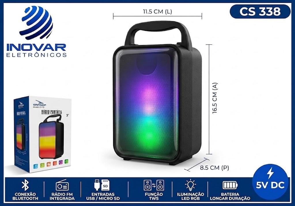 CS 338 CAIXA DE SOM BLUETOOTH Y10