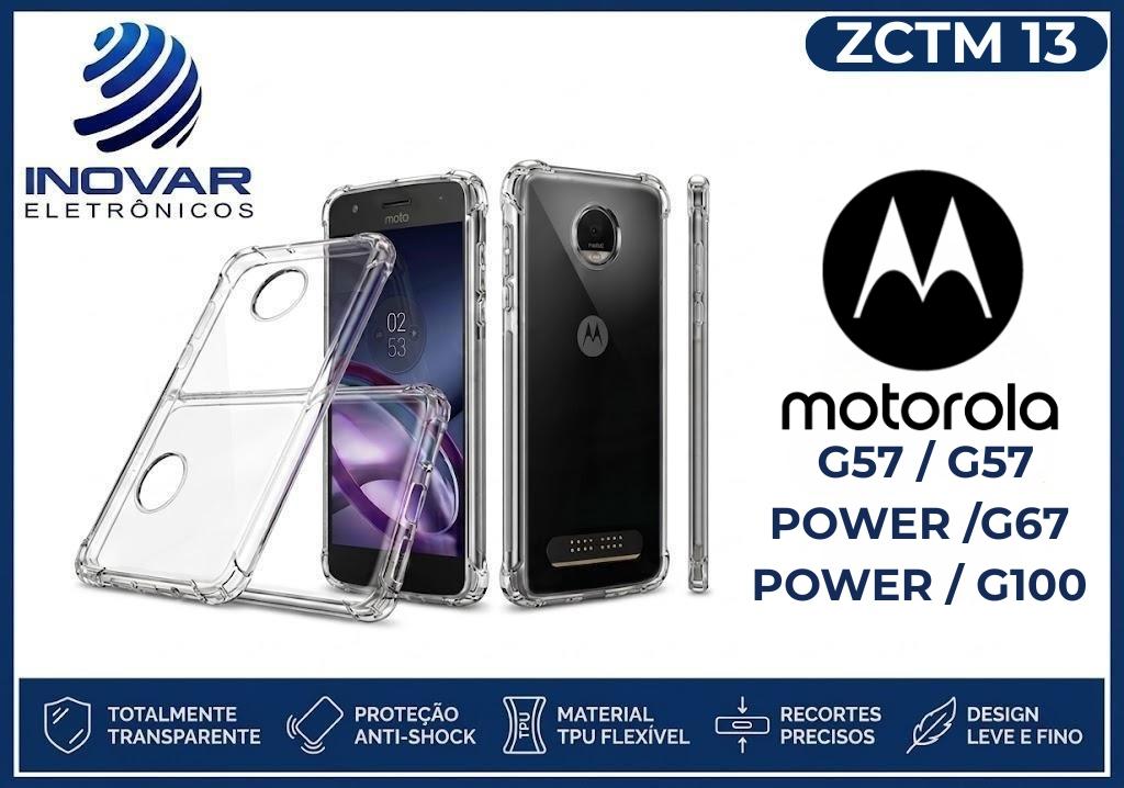 ZCTM 13 CAPA TPU ANTI IMPACTO MOTOROLA MOTO G57 / G57 POWER /G67 POWER / G100