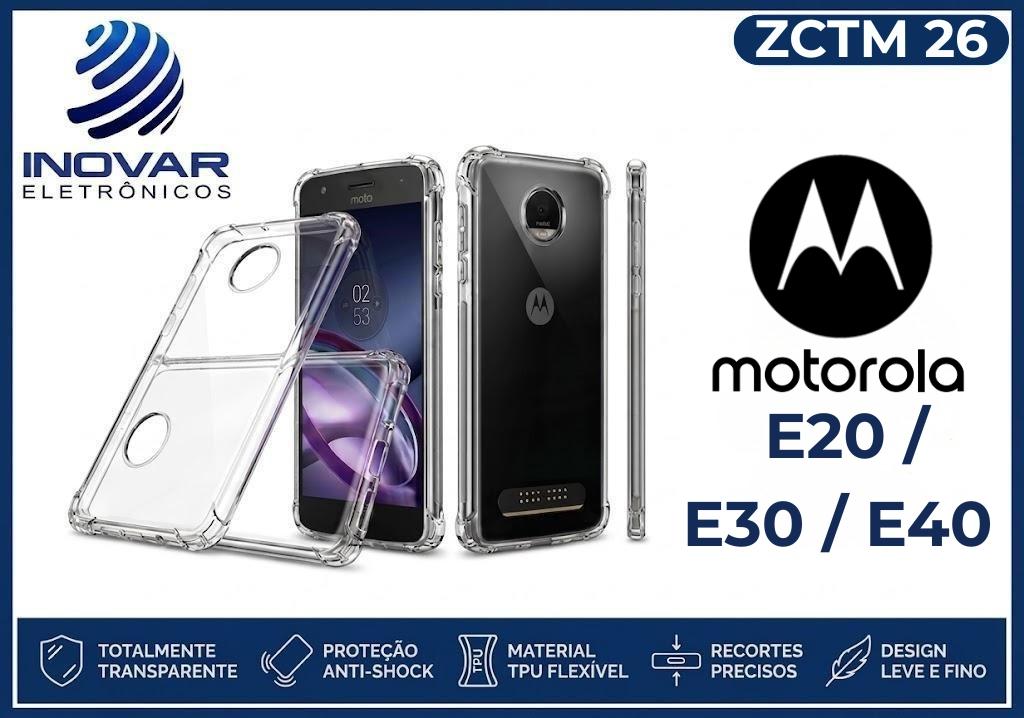 ZCTM 26 CAPA TPU ANTI IMPACTO MOTOROLA MOTO E20 / E30 / E40