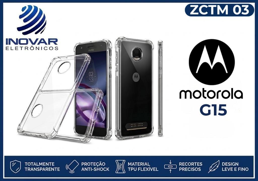 ZCTM 03 CAPA TPU ANTI IMPACTO MOTOROLA MOTO G15
