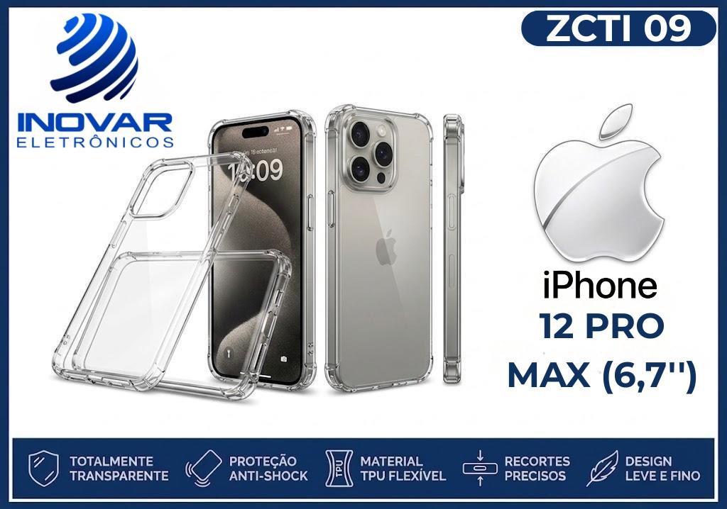 ZCTI 09 CAPA TPU ANTI IMPACTO APPLE IPHONE 12 PRO MAX (6,7'')