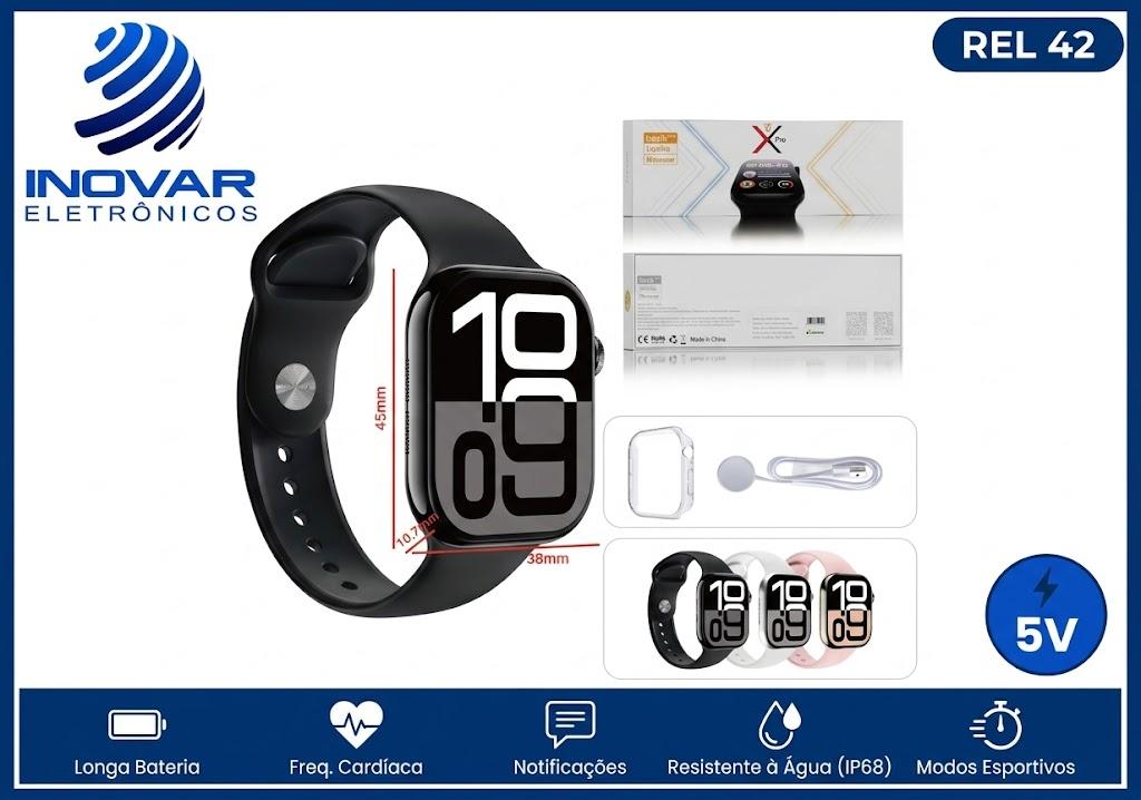 REL 42 RELOGIO INTELIGENTE SMARTWATCH 38MM WATCH 10 PRO