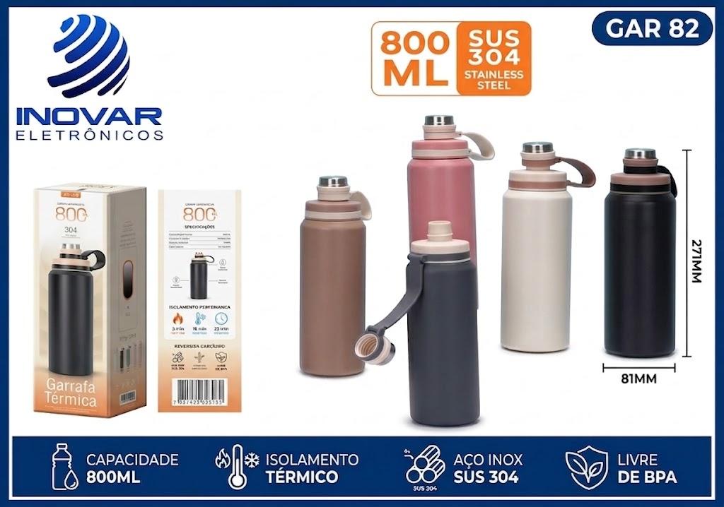 GAR 82 GARRAFA TERMICA INOX 800 ML WU-238