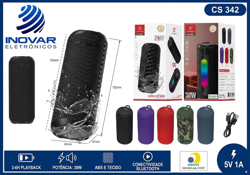 CS 342 CAIXA DE SOM BLUETOOTH KA-8881 Z
