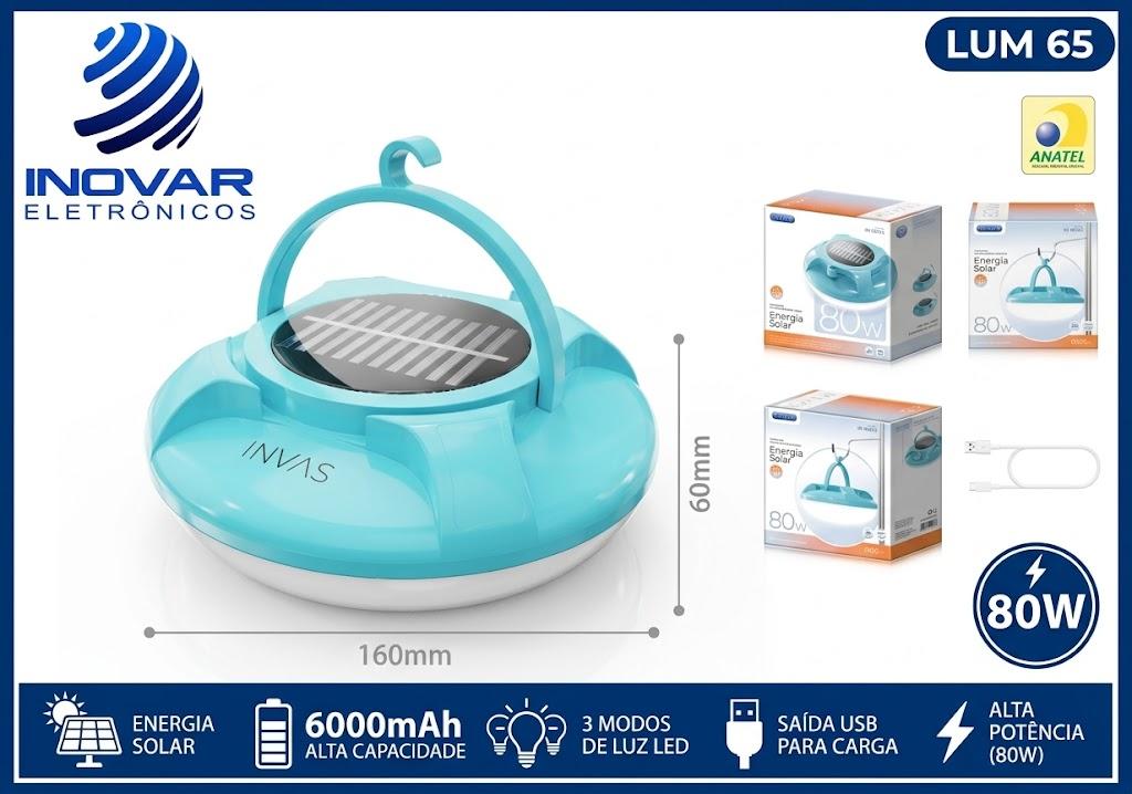 LUM 65 LUMINARIA SOLAR UFO 80W IN-13344
