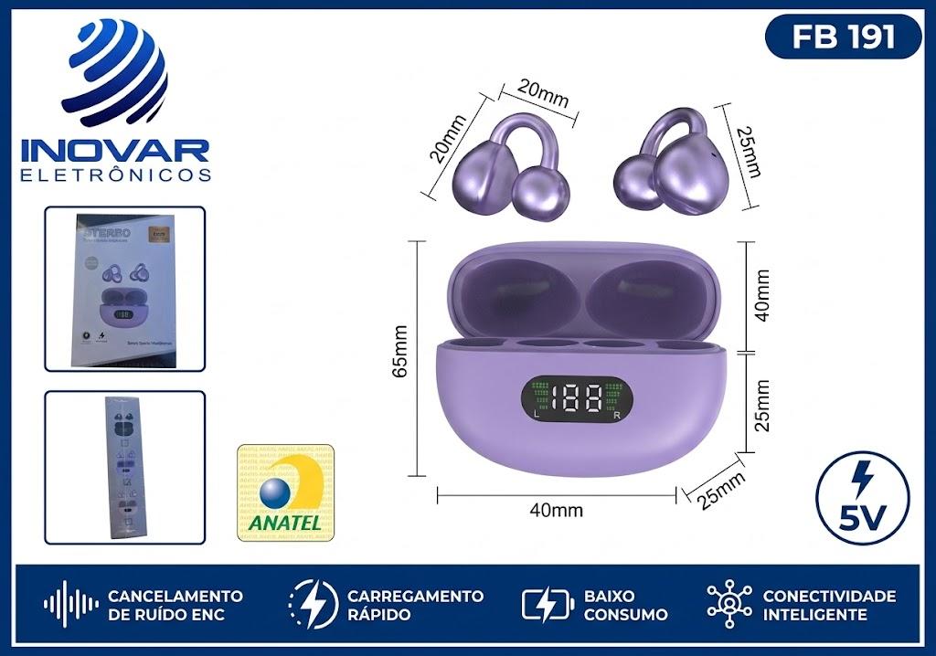 FB 191 FONE BLUETOOTH ESPORTIVO SMART SPORTS