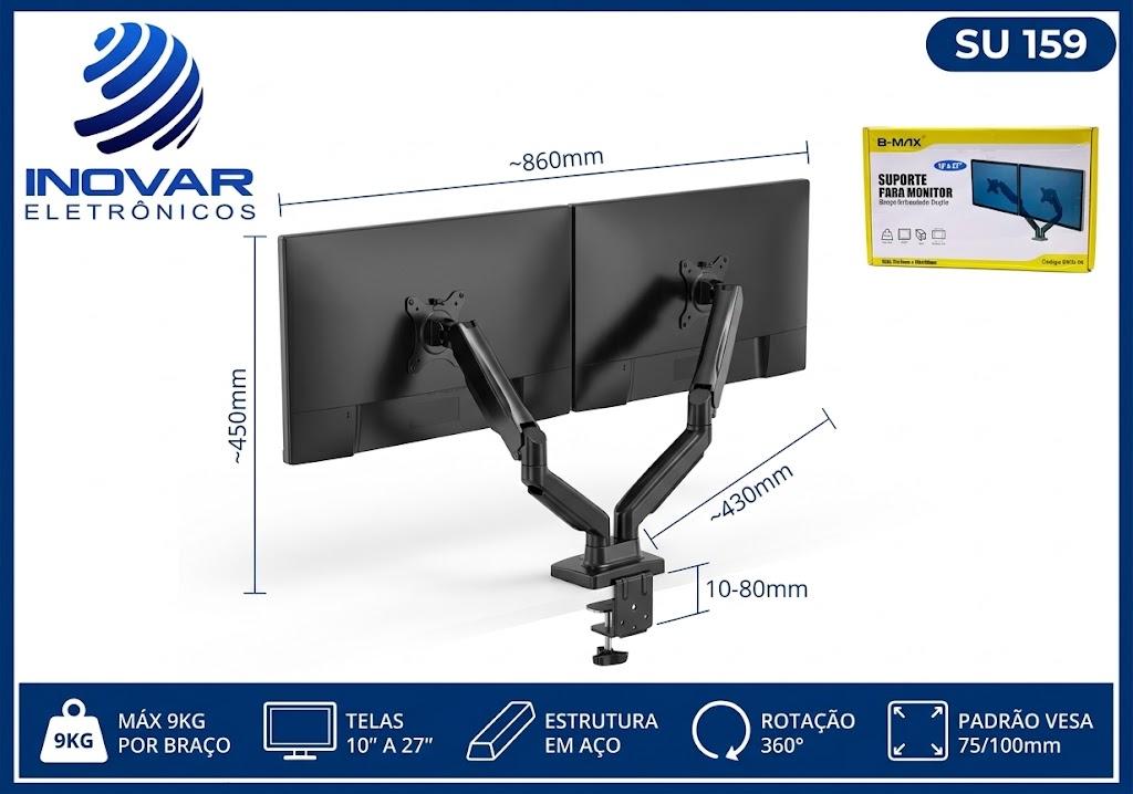 SU 159 SUPORTE PARA MONITOR DUPLO ARTICULADO BMG-26
